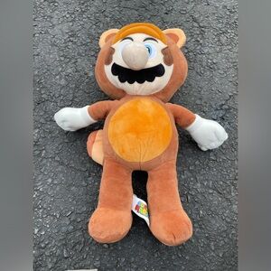 Nintendo Super Mario Bros 18" Plush Tanooki Racoon Stuffed Doll Toy Gift
